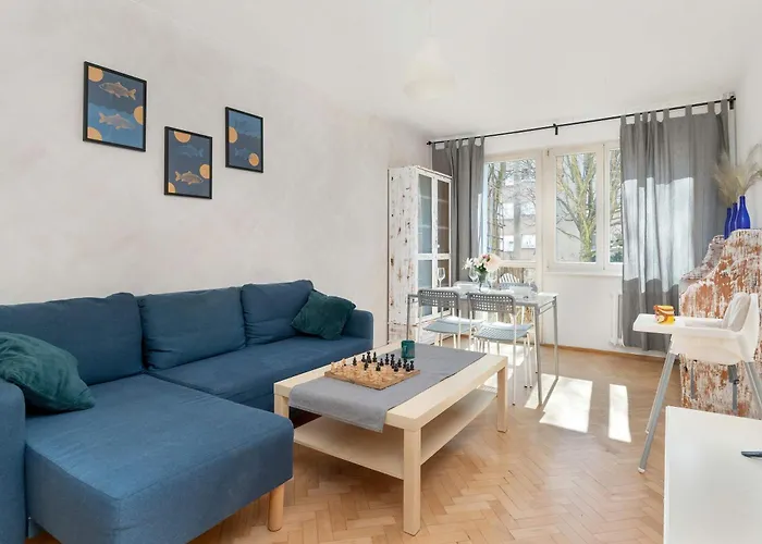 Chlopska Stylish Apartment With Balcony Gdansk Przymorze By Noclegi Renters
